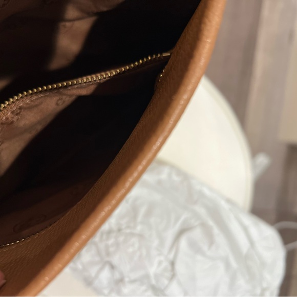 Tory Burch Brown Leather Tote Bag - Picture 6 of 6